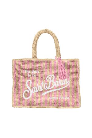Colette Hand Bag In Raffia With Shoulder Trim MC2 SAINT BARTH | Crossbody Bags | COL001302522L